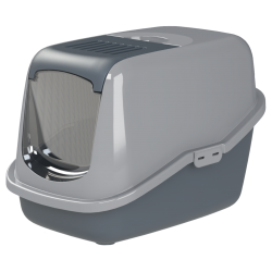 Katzentoilette EcoHus mit Haube und Siebeinsatz