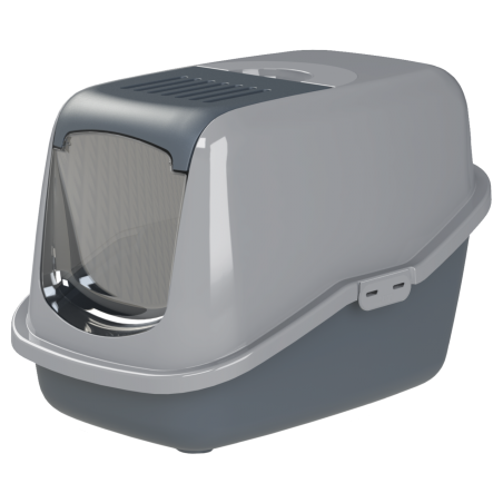 Katzentoilette EcoHus mit Haube und Siebeinsatz